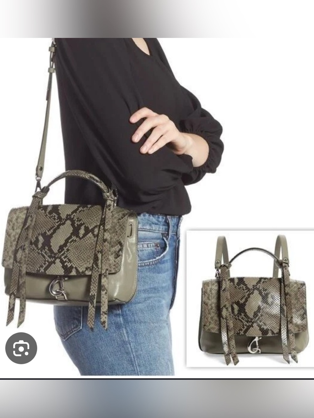 Rebecca Minkoff Stella Convertible Backpack - Picture 13 of 13